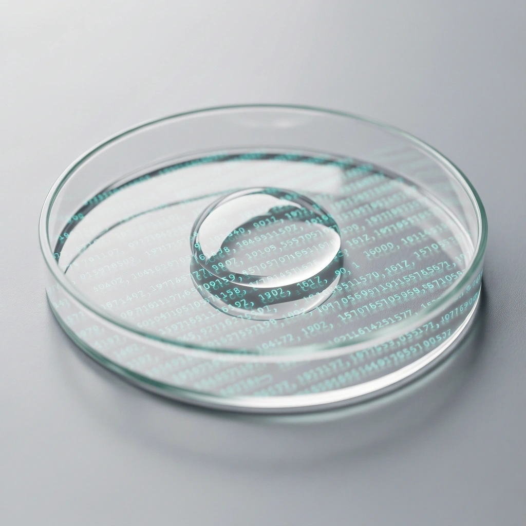 Precision data visualization concept