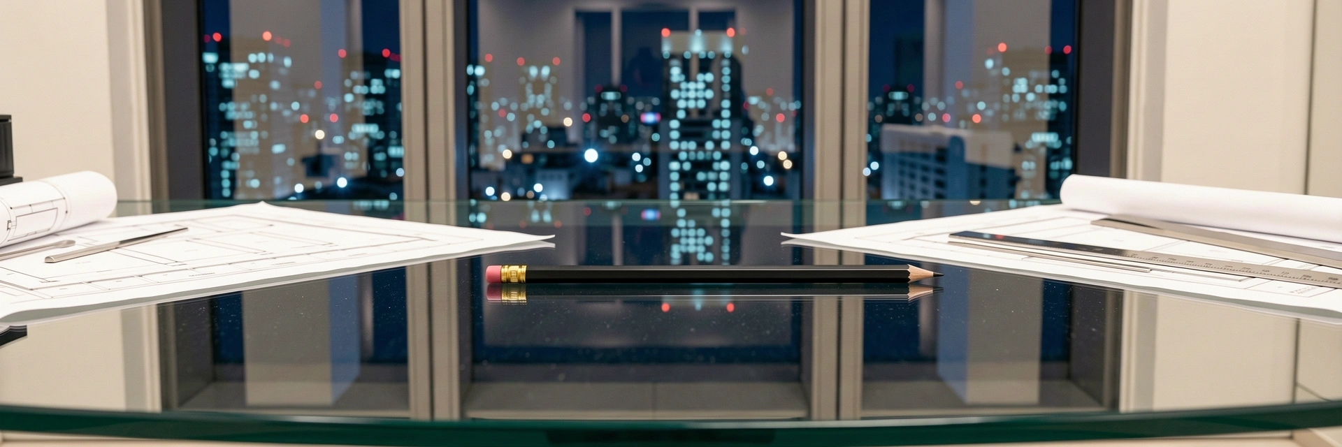 Precision instruments representing mathematical accuracy